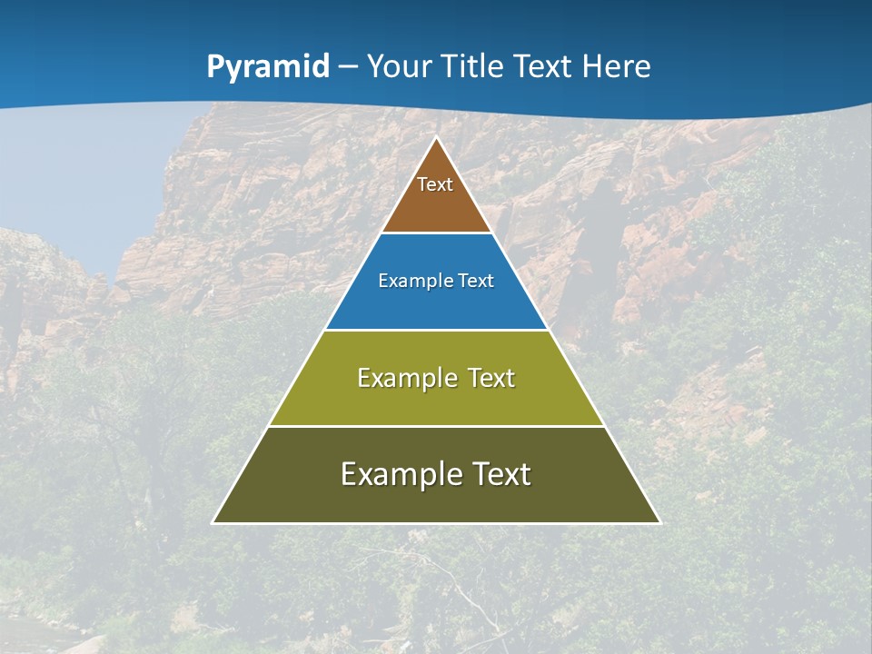Landscape Rock Geology PowerPoint Template