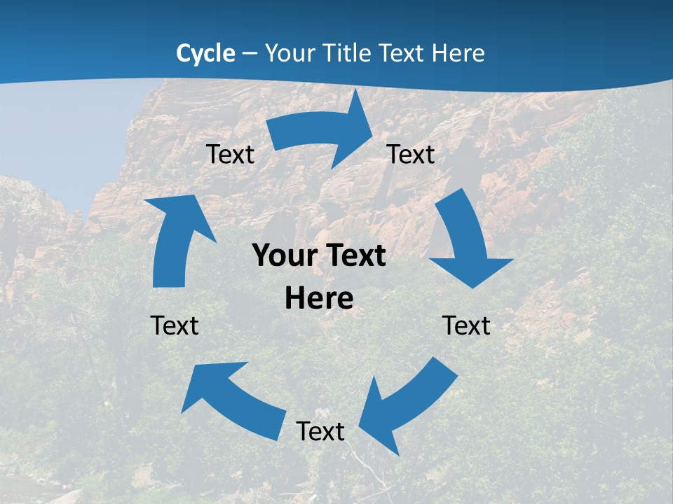 Landscape Rock Geology PowerPoint Template