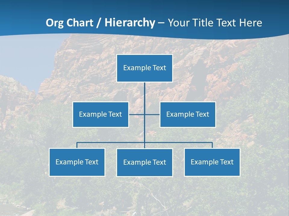 Landscape Rock Geology PowerPoint Template