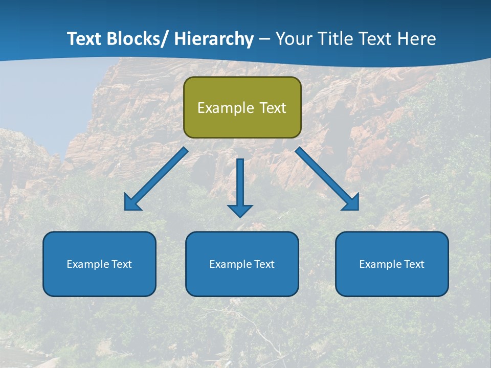 Landscape Rock Geology PowerPoint Template