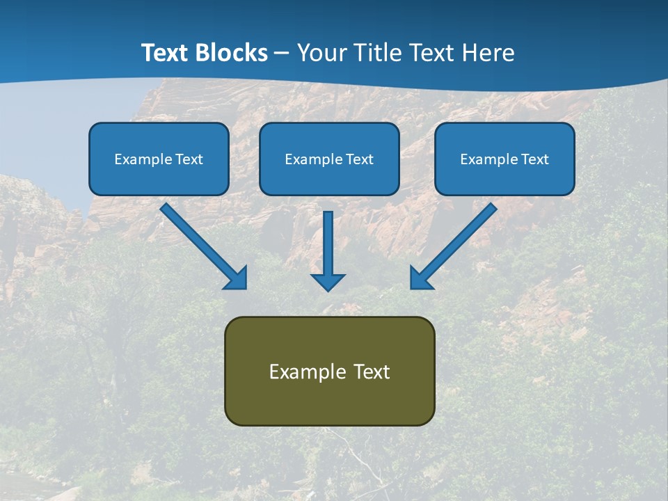 Landscape Rock Geology PowerPoint Template