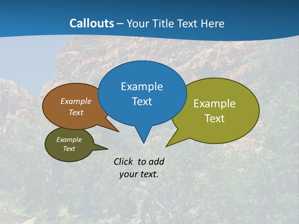Landscape Rock Geology PowerPoint Template
