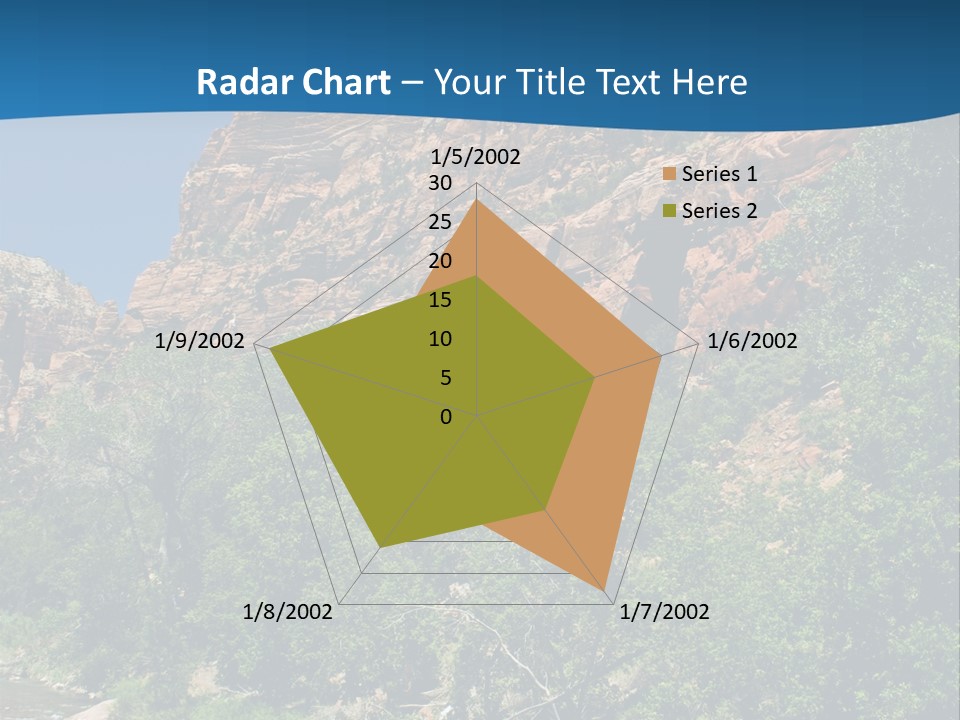 Landscape Rock Geology PowerPoint Template