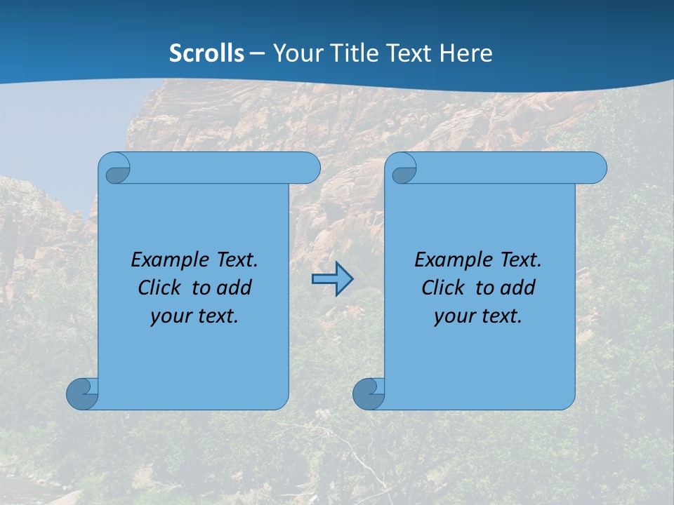 Landscape Rock Geology PowerPoint Template
