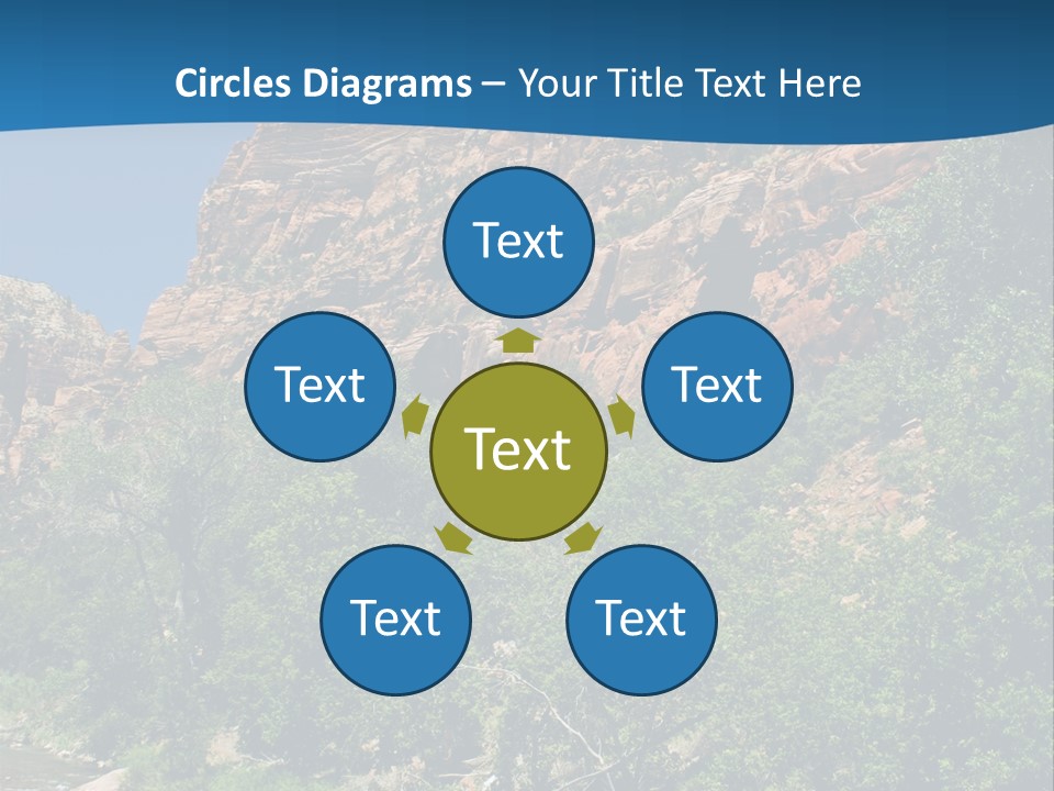 Landscape Rock Geology PowerPoint Template