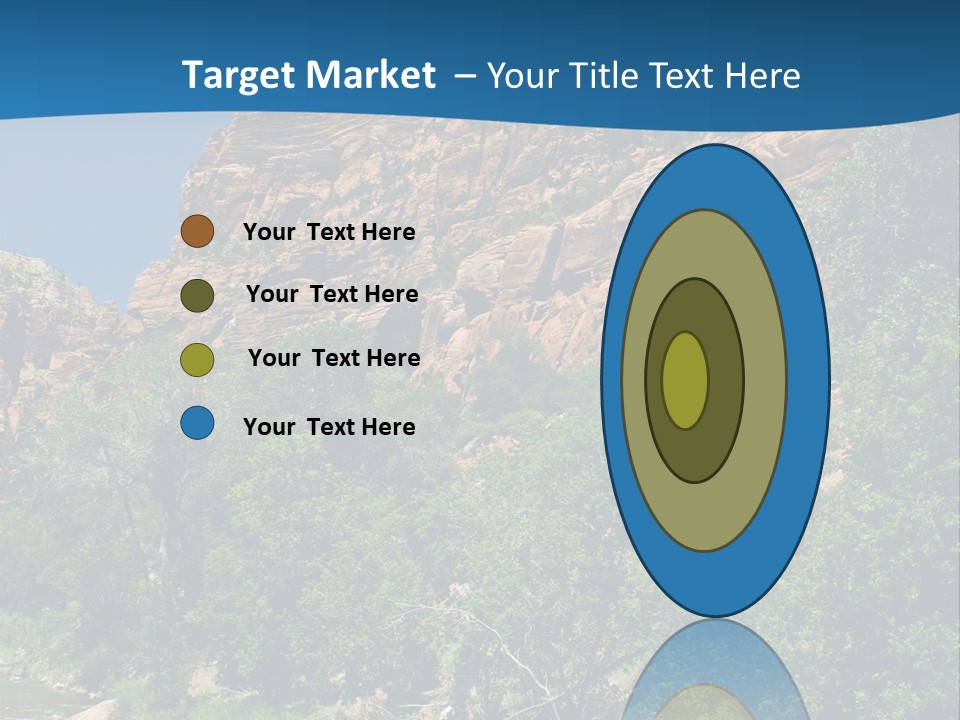 Landscape Rock Geology PowerPoint Template