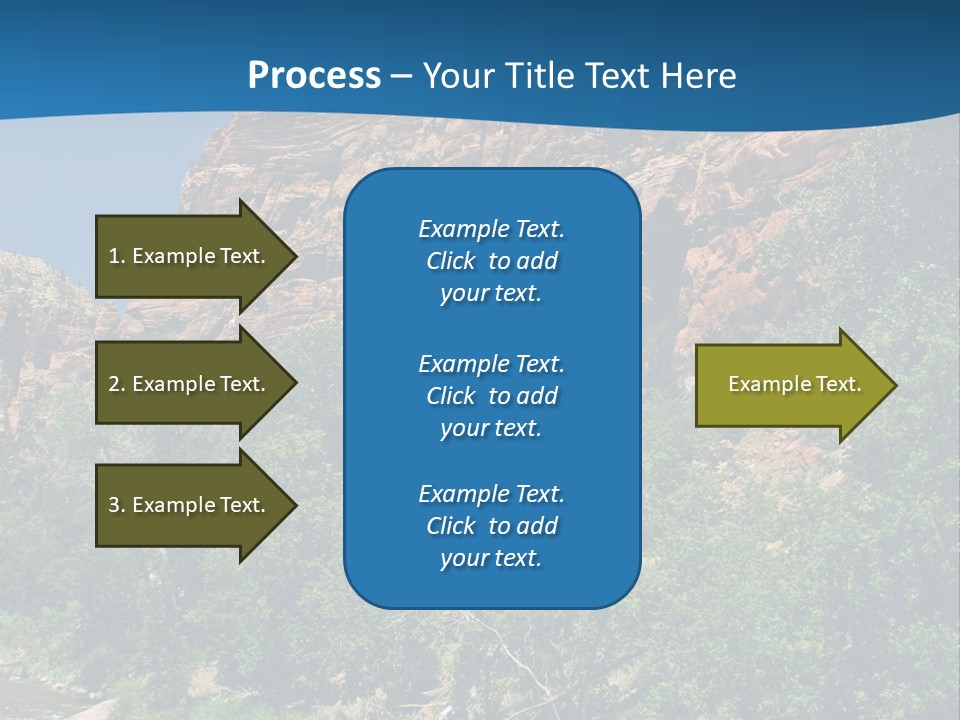 Landscape Rock Geology PowerPoint Template