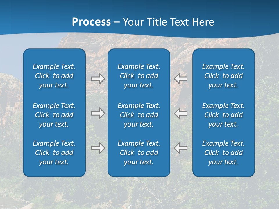 Landscape Rock Geology PowerPoint Template