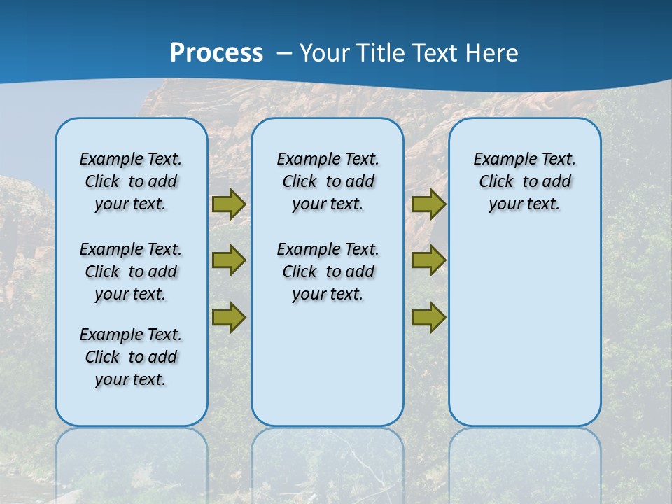 Landscape Rock Geology PowerPoint Template
