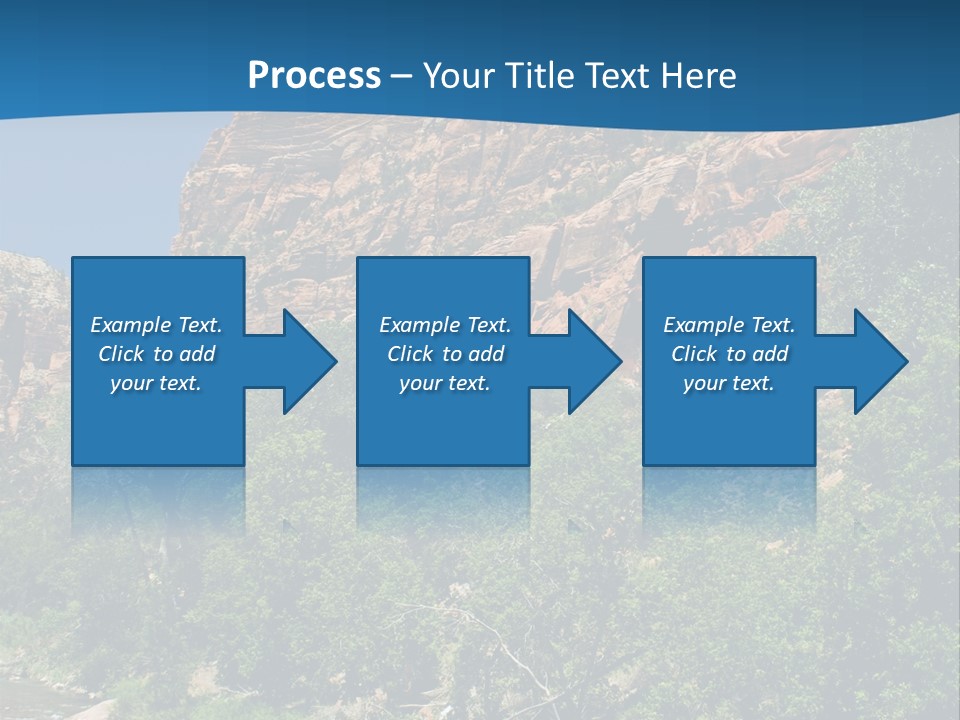 Landscape Rock Geology PowerPoint Template