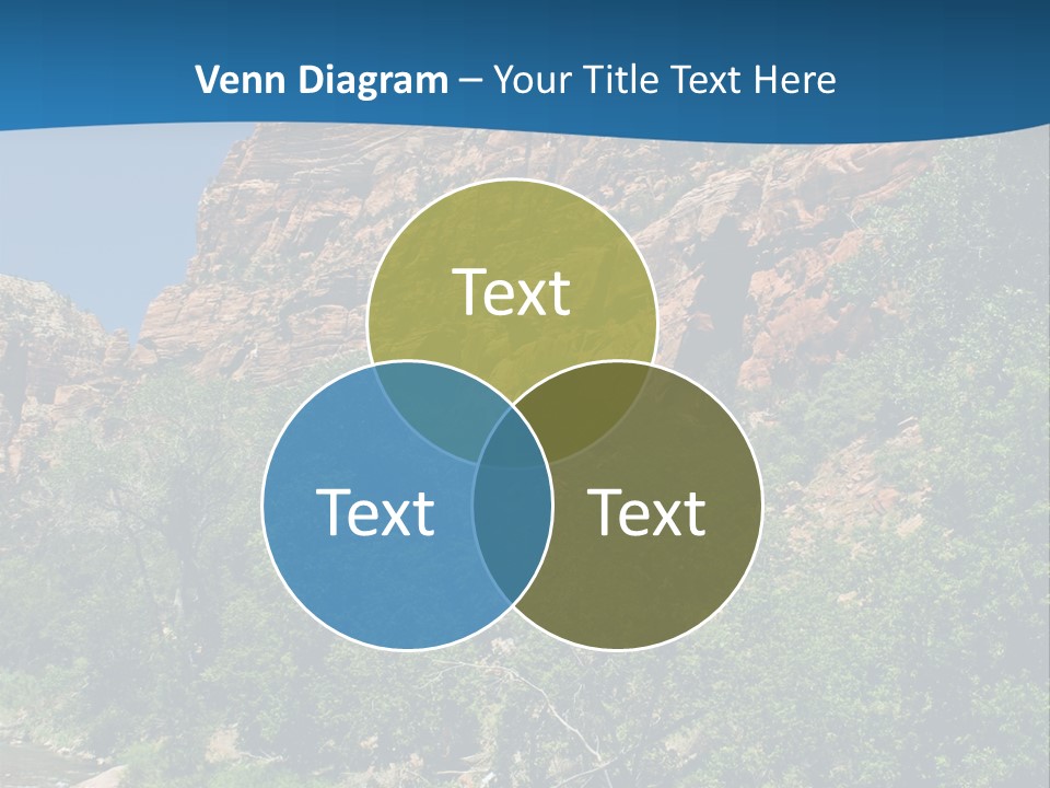 Landscape Rock Geology PowerPoint Template