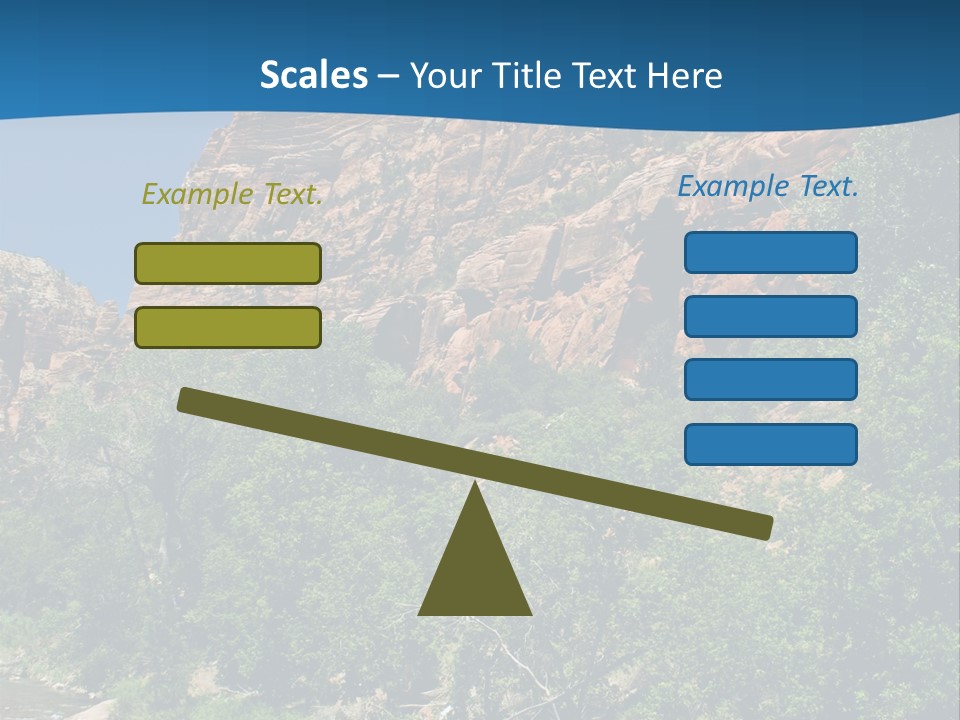 Landscape Rock Geology PowerPoint Template