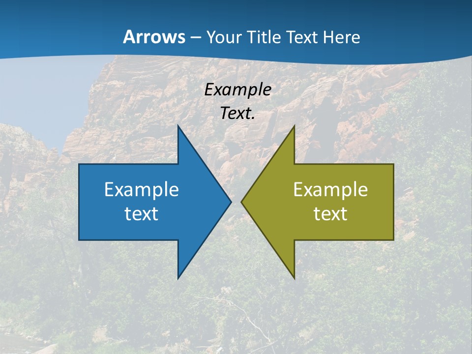 Landscape Rock Geology PowerPoint Template