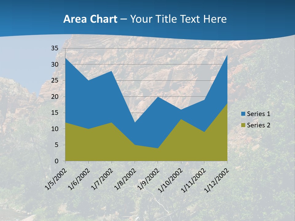 Landscape Rock Geology PowerPoint Template