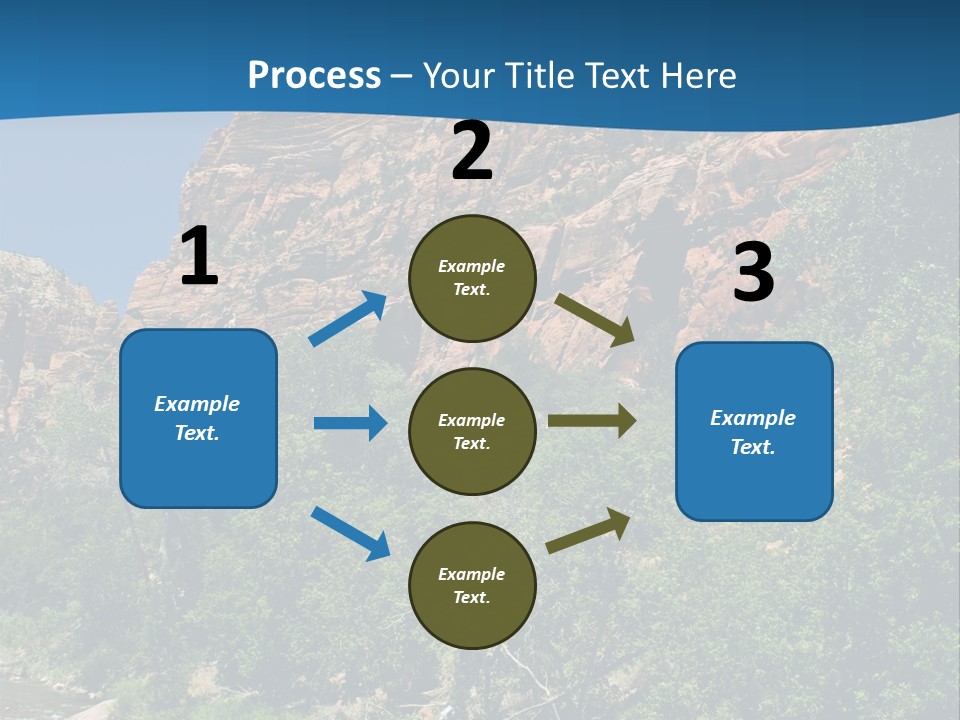 Landscape Rock Geology PowerPoint Template