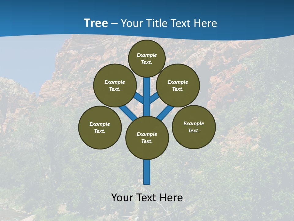 Landscape Rock Geology PowerPoint Template