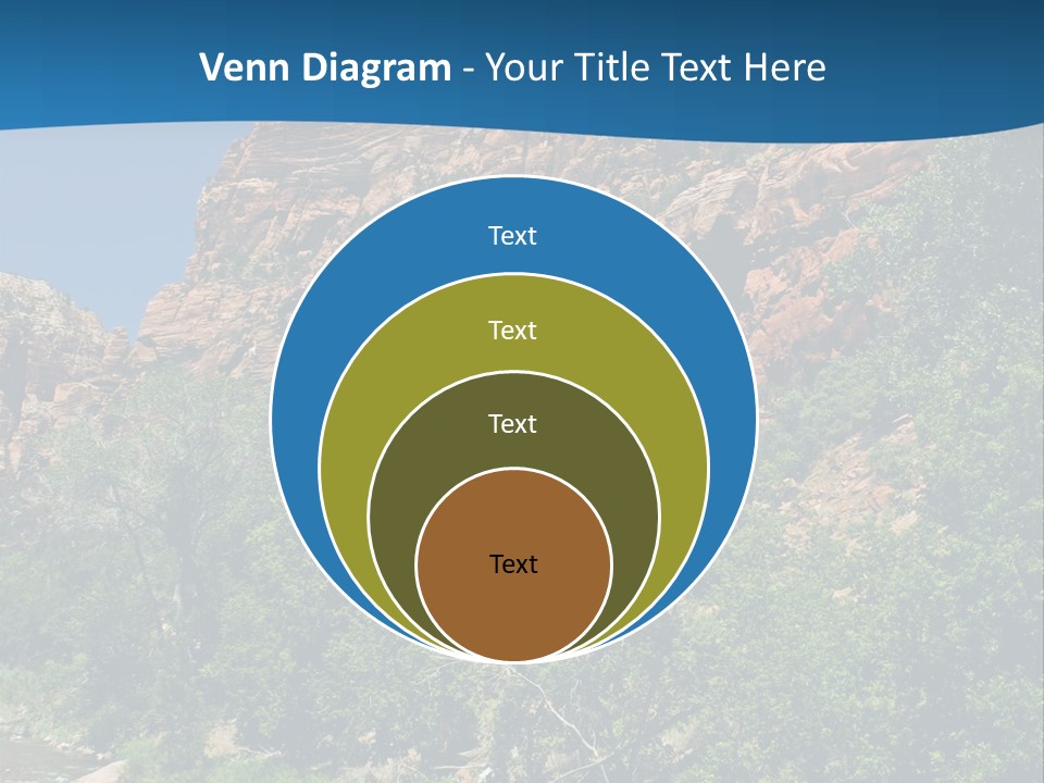 Landscape Rock Geology PowerPoint Template