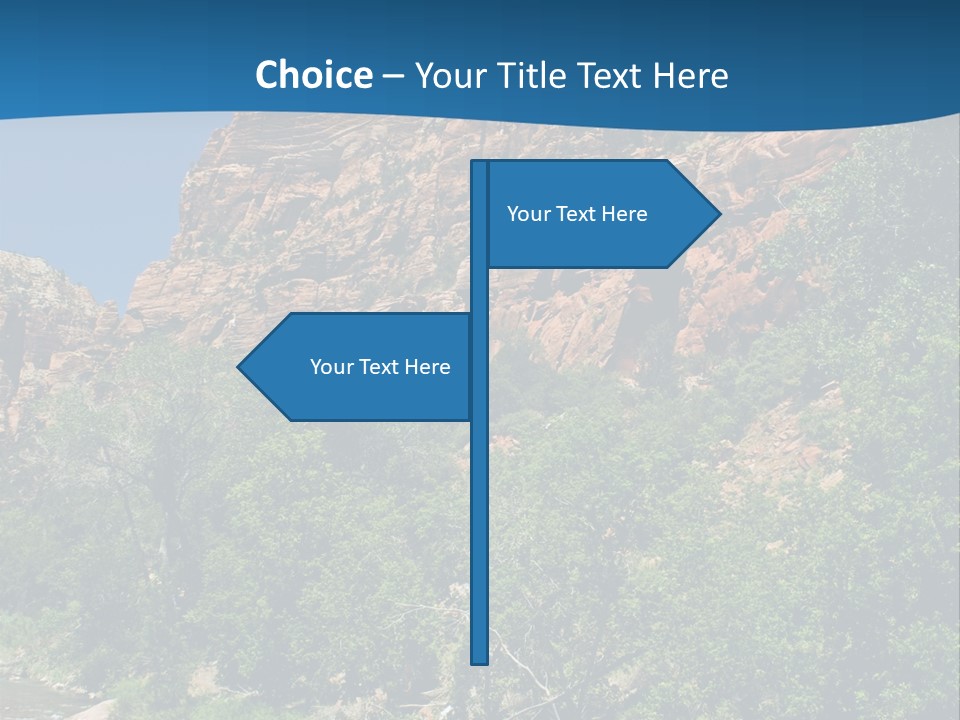 Landscape Rock Geology PowerPoint Template