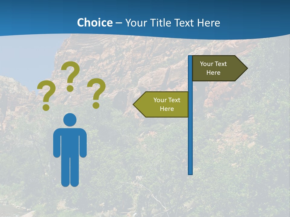 Landscape Rock Geology PowerPoint Template