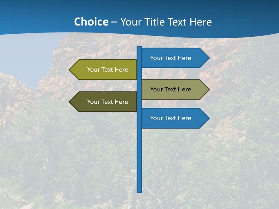 Landscape Rock Geology PowerPoint Template