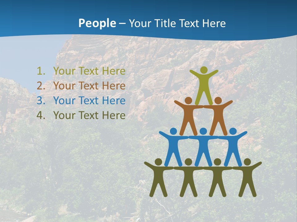 Landscape Rock Geology PowerPoint Template