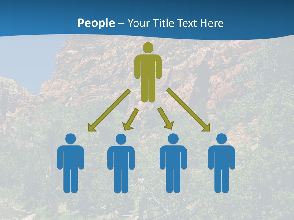 Landscape Rock Geology PowerPoint Template