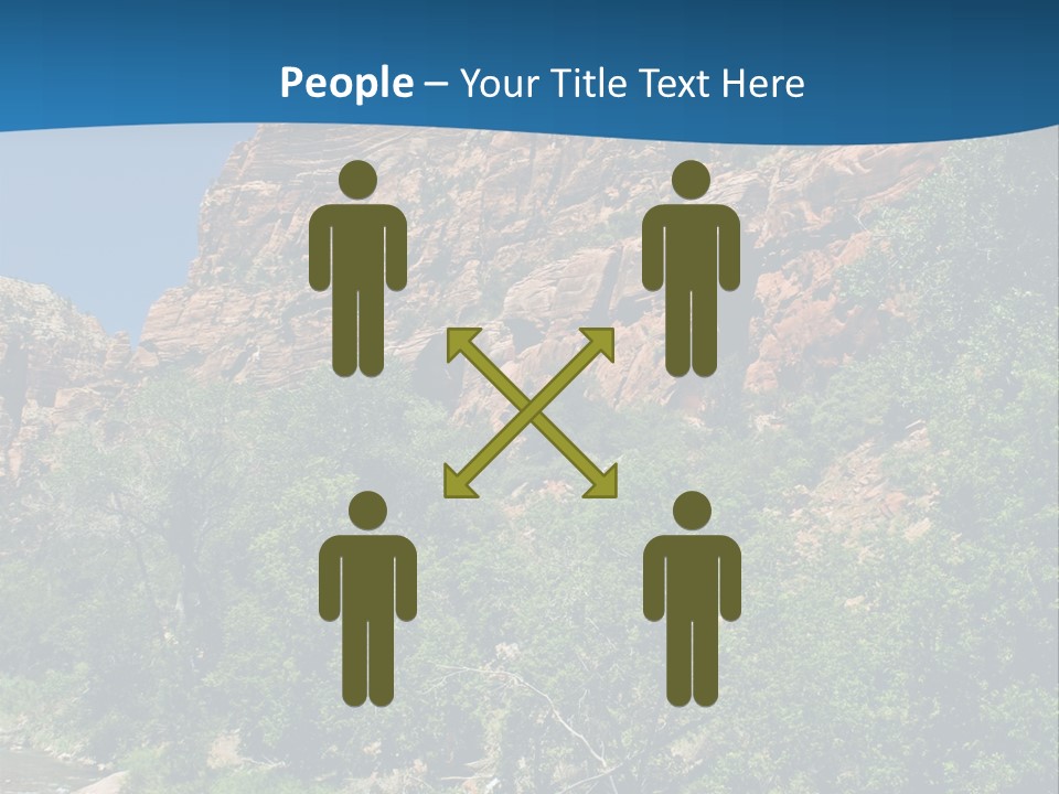 Landscape Rock Geology PowerPoint Template