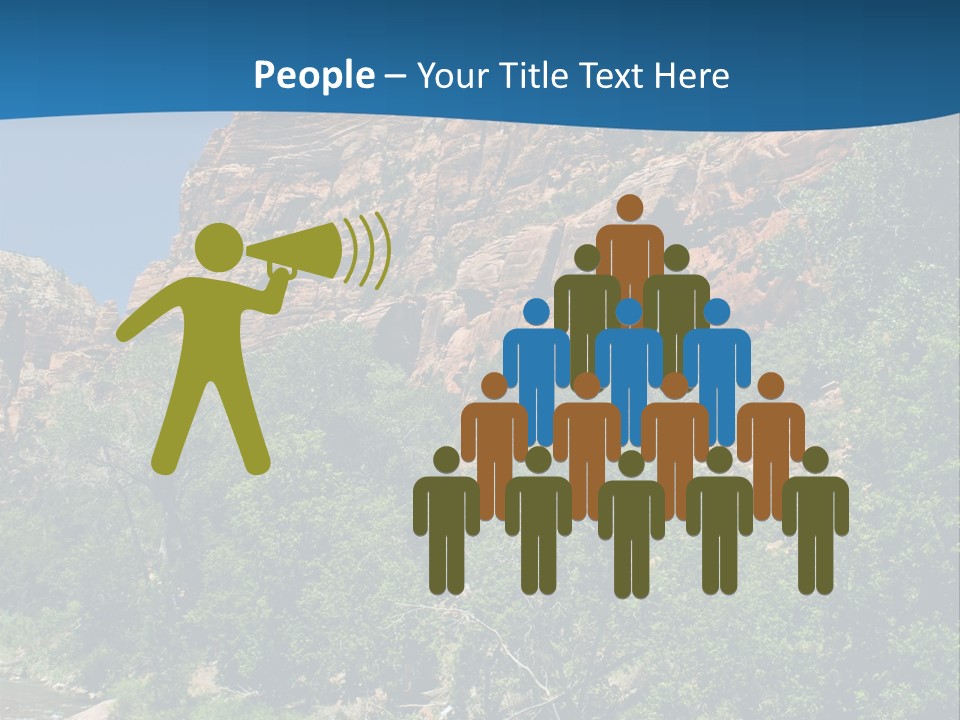 Landscape Rock Geology PowerPoint Template