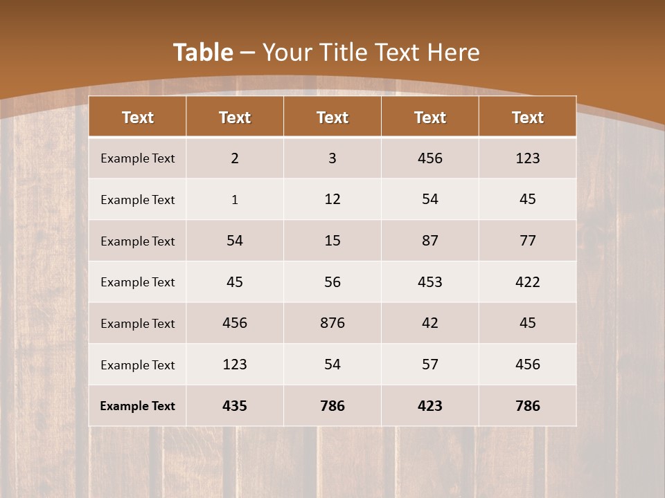 Wood Texture Hd PowerPoint Template
