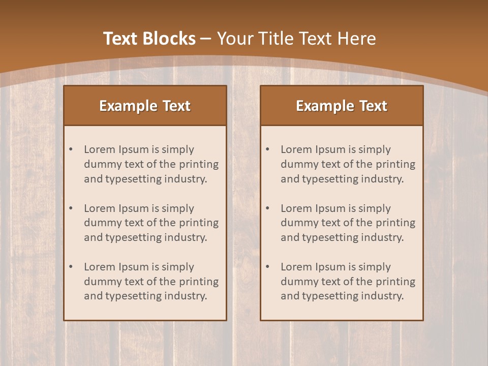 Wood Texture Hd PowerPoint Template