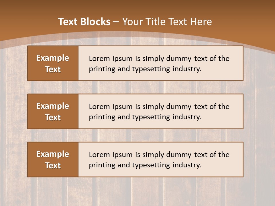 Wood Texture Hd PowerPoint Template