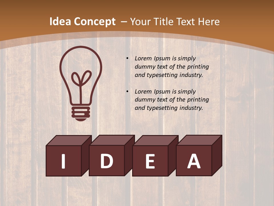 Wood Texture Hd PowerPoint Template