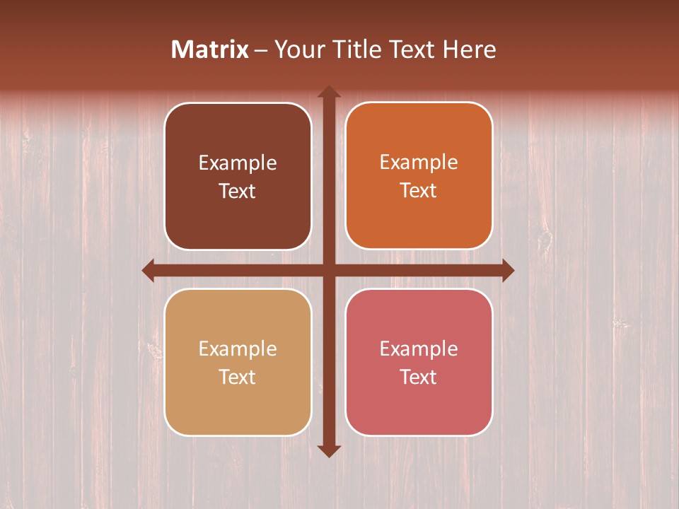 Wood Grain Background PowerPoint Template