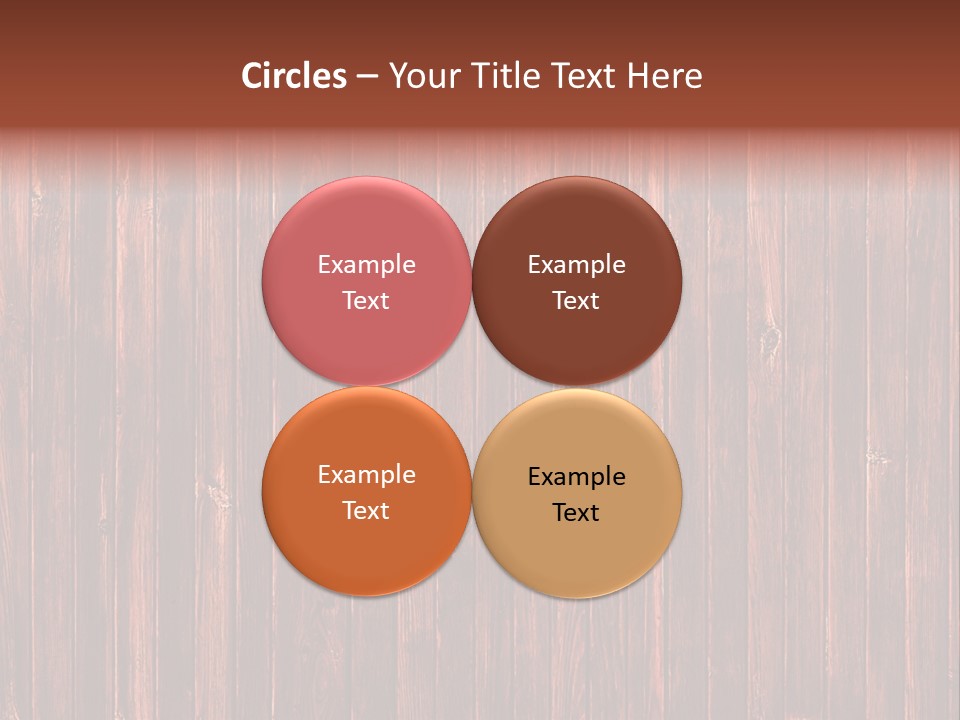 Wood Grain Background PowerPoint Template