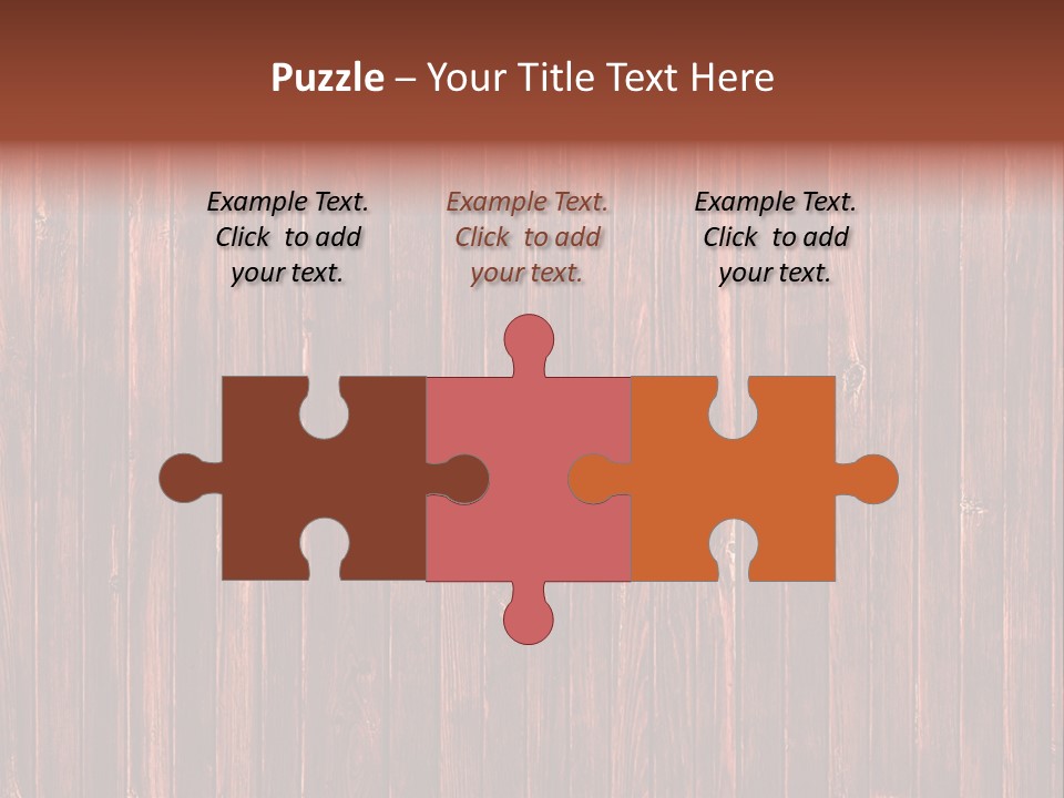 Wood Grain Background PowerPoint Template