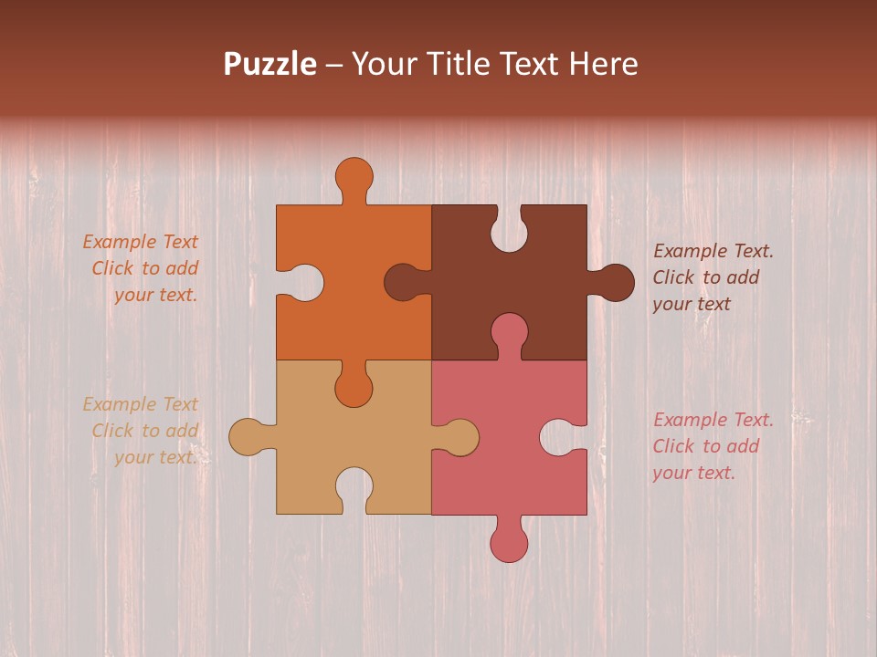 Wood Grain Background PowerPoint Template