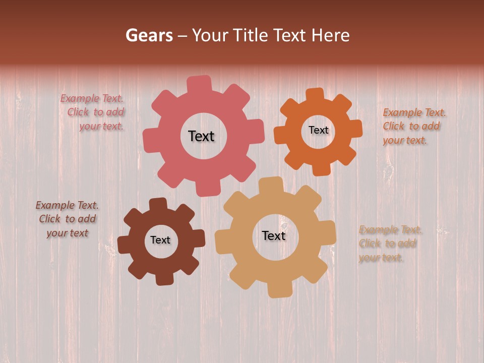 Wood Grain Background PowerPoint Template