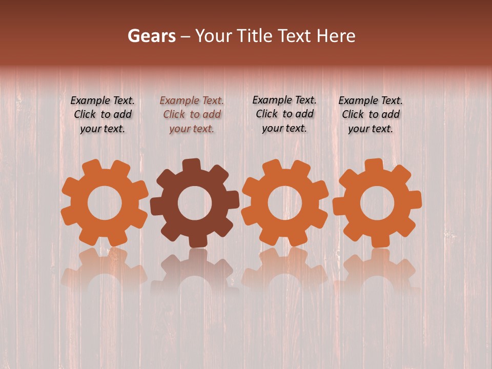 Wood Grain Background PowerPoint Template