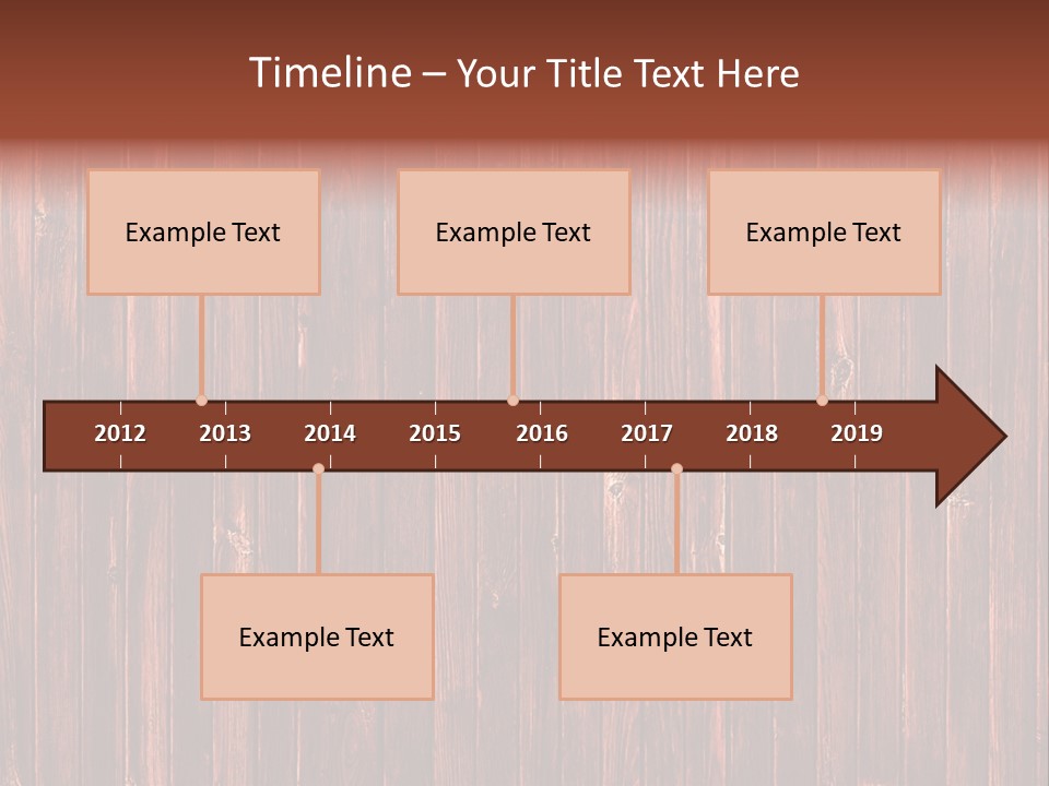 Wood Grain Background PowerPoint Template