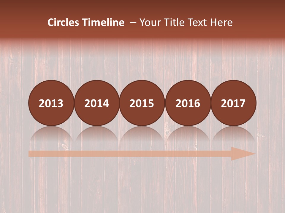 Wood Grain Background PowerPoint Template