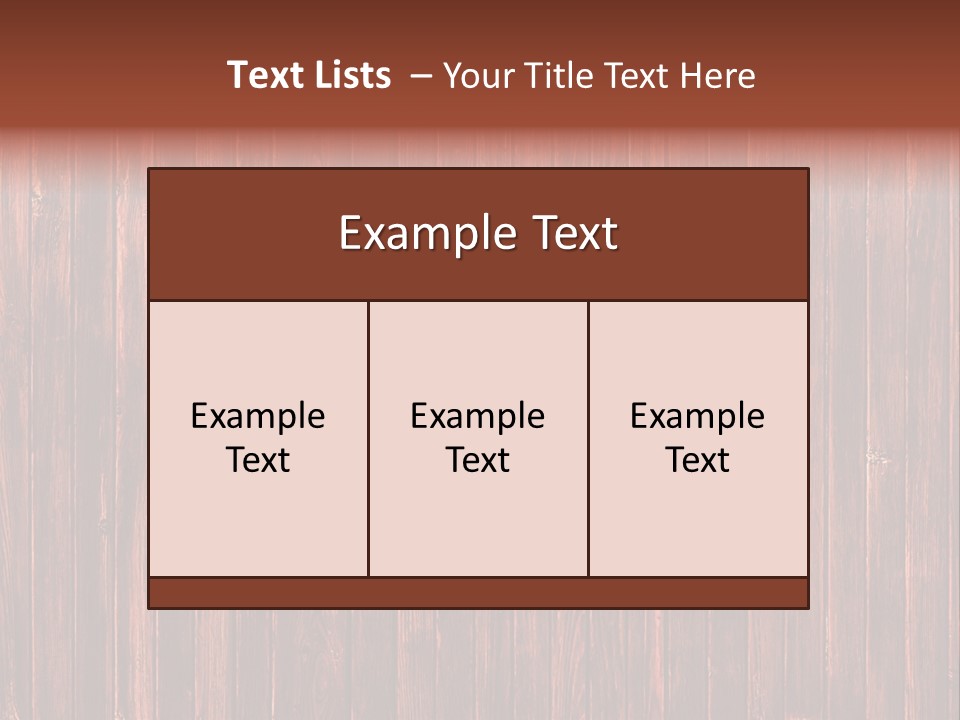 Wood Grain Background PowerPoint Template