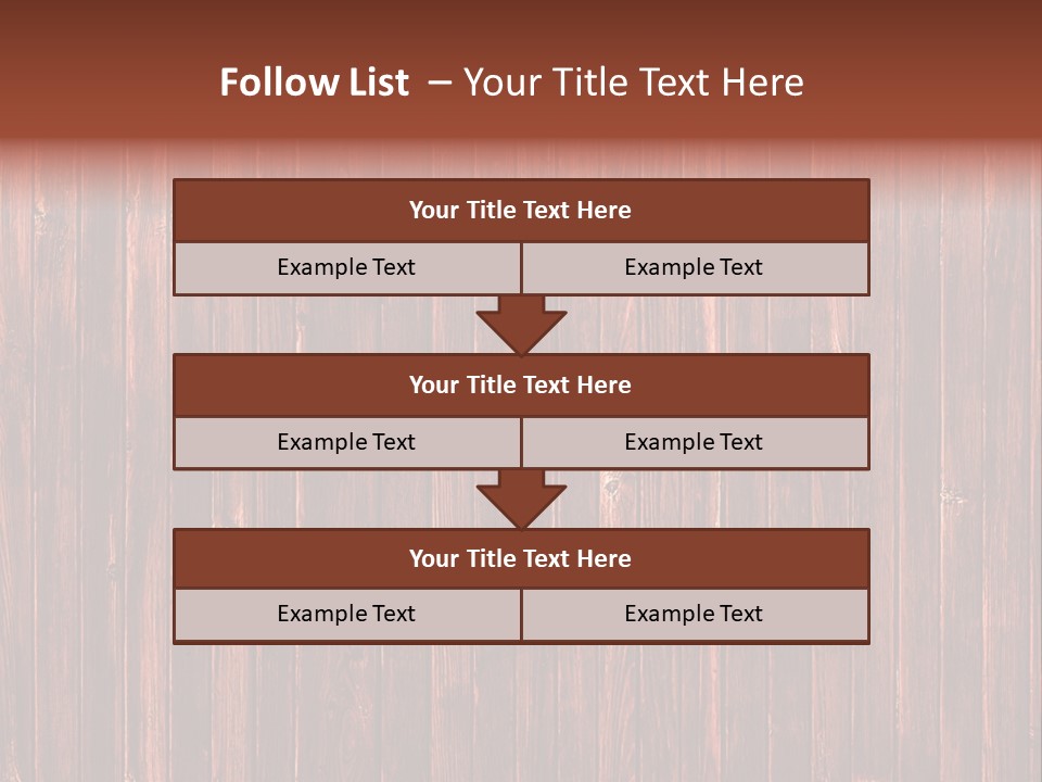 Wood Grain Background PowerPoint Template