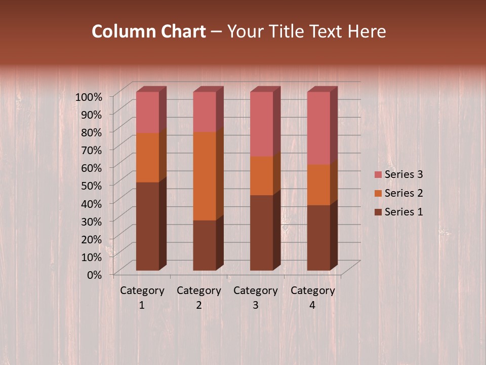 Wood Grain Background PowerPoint Template