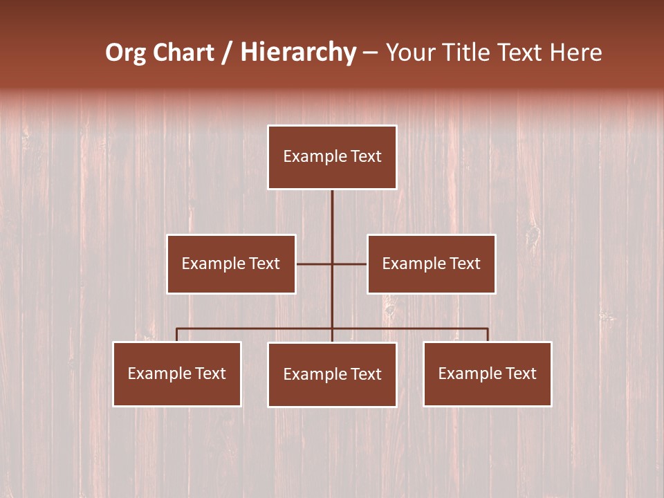Wood Grain Background PowerPoint Template