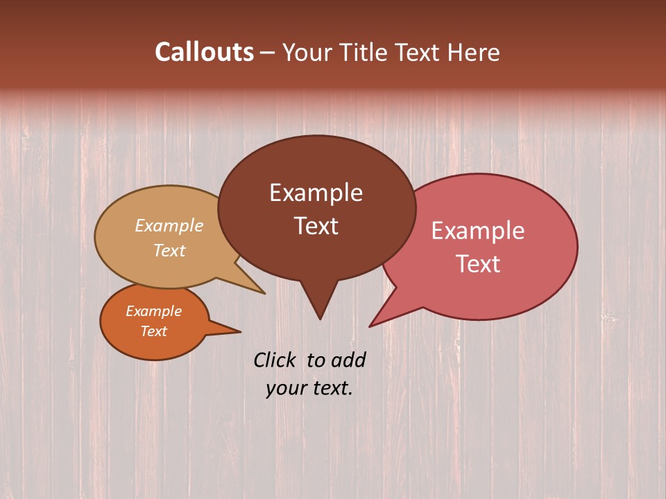 Wood Grain Background PowerPoint Template