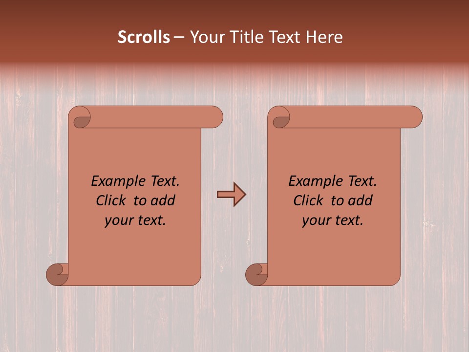 Wood Grain Background PowerPoint Template