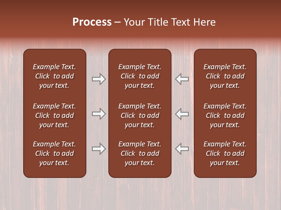 Wood Grain Background PowerPoint Template