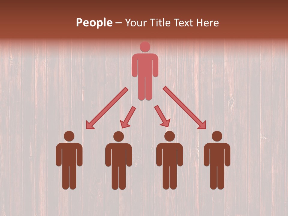 Wood Grain Background PowerPoint Template