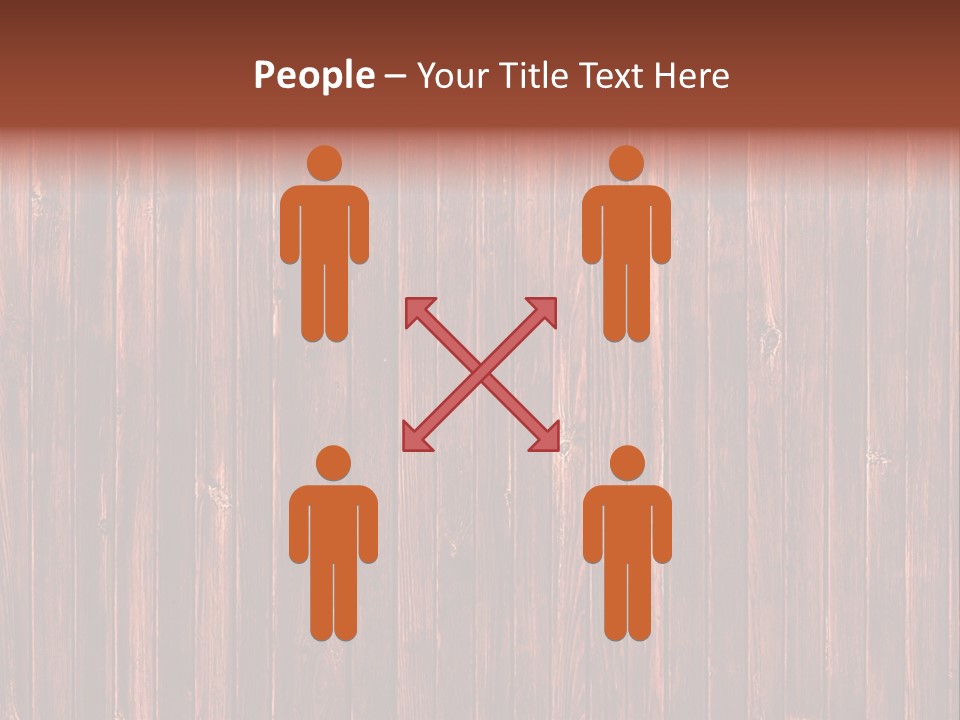 Wood Grain Background PowerPoint Template