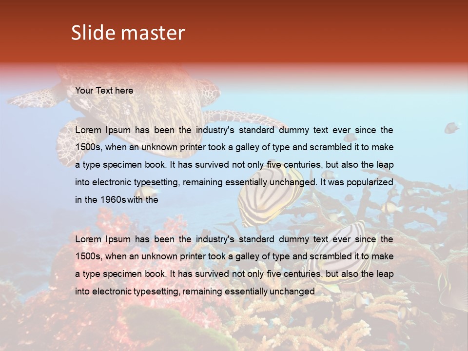 Coral Reefs PowerPoint Template